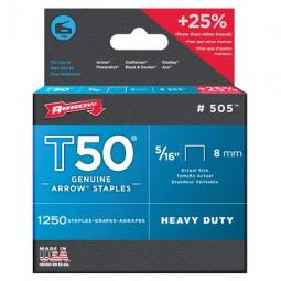 TRUE VALUE 505IP Arrow T-50 Staples, 5/16-In., 5000-Pk.