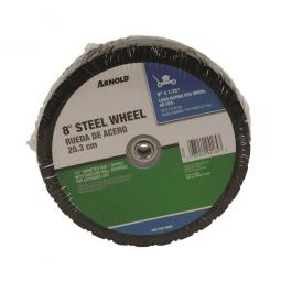 TRUE VALUE 490-322-0004 Arnold 8-Inch Steel Universal Offset Hub Replacement Lawn Mower Wheel