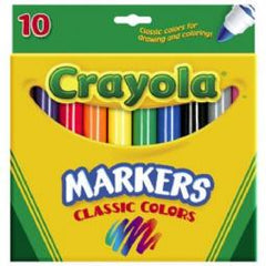 TRUE VALUE 58-7722 Crayola 10-count Broad Tip Coloring Markers