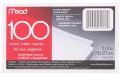 True Value 63350 100CT3X5 RUL INDEX CARD