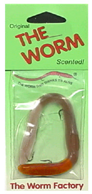 TRUE VALUE 6REG-210-05 6 BRN/ORG WORM LURE