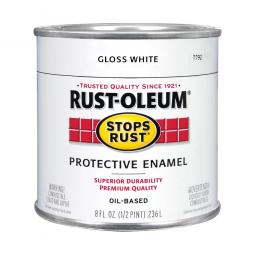 True Value 7792-730 1/2Pt Gls White Enamel