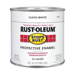 True Value 7792-730 1/2Pt Gls White Enamel