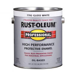 True Value 7792-402 Professional Enamel Coating, Gloss White, 1-Gal.