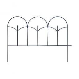 True Value 89393 Black Round-Top Garden Fence 14 x18-In.