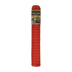 TRUE VALUE 889210A 4 x 100-Ft. Mesh Orange PVC Safety/Barrier Fence