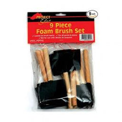 TRUE VALUE A8509 9-Pc. Foam Paint Brush Set