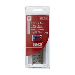 TRUE VALUE A301500 Senco 1-1/2-Inch 15-Gauge Galvanized Angled Brad Nails 700 Ct.