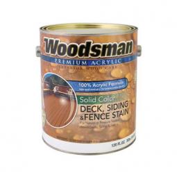 TRUE VALUE ADSN-GL Woodsman Acrylic Latex Deck Stain Solid-Color Neutral Base 1-Gal.