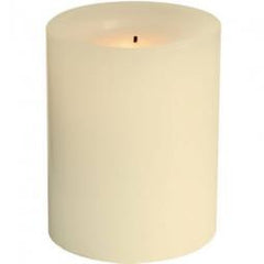 TRUE VALUE CGT54400CR01 Inglow Flameless Candle, Pillar With Timer, Cream Wax, 4-In.