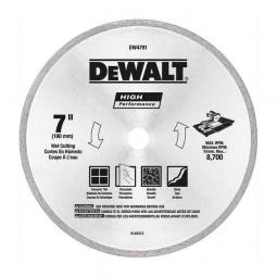 TRUE VALUE DW4791 DeWalt Diamond Matrix Tile Blade, 7-In. x .060-In. DW4791