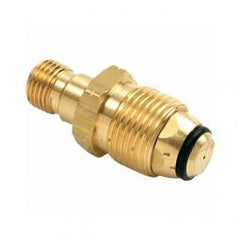 TRUE VALUE F276129 Mr. Heater Propane Fitting 9/16-In. Left-Hand Male x Restricted Flow Soft Nose P.O.L.