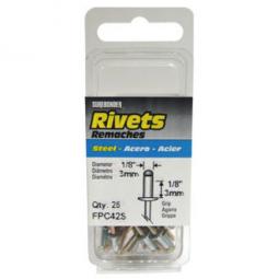 TRUE VALUE FPC42S FPC FPC42S 25PK Short STL Rivet