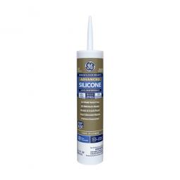 TRUE VALUE GE5000 GE Silicone II Window & Door Caulk, Clear, 10.1-oz.