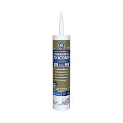 TRUE VALUE GE5010 GE Silicone II Window & Door Caulk White 10.1-oz.