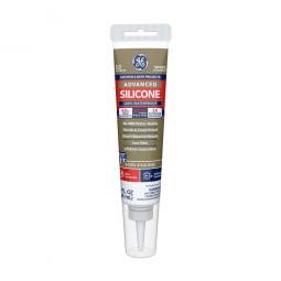 TRUE VALUE GE281 GE Silicone II Kitchen & Bath Caulk, White, 2.8-oz.