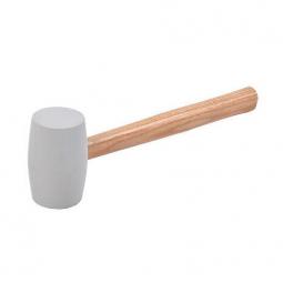 TRUE VALUE JK160110 16OZ WHT RUBBER MALLET EA