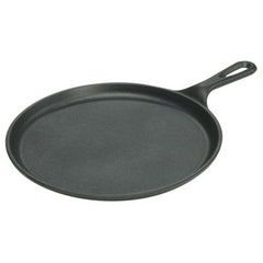 True Value L9OG3 Lodge Logic Griddle, Seasoned Cast Iron, 1/2 x 10-1/2-In. Round