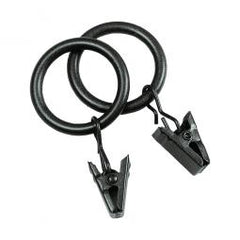 TRUE VALUE KN75000 14PK BLK RING CURT CLIP