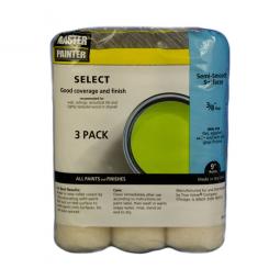 TRUE VALUE MPS938-3PK Master Painter 9-In. Select Roller Cover 3/8-In.-Nap 3-Pk.