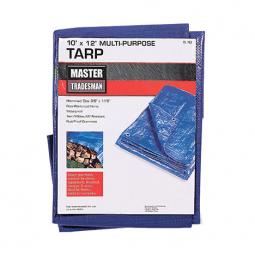 True Value MT10X12BLUE Master Tradesman Polyethylene Tarp Blue 10 x 12-Ft.