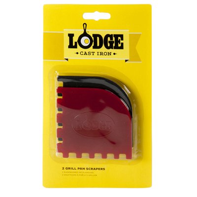 TRUE VALUE SCRAPERGPK Lodge Grill Pan Scraper Polycarbonate 2-Pk.