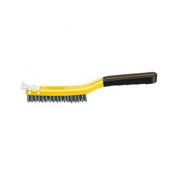 TRUE VALUE SB319 Master Painter Soft Grip Carbon Steel Wire Brush With Scraper