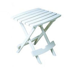 True Value TV844194 Quik-Fold Outdoor Side Table Portable White