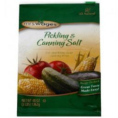 TRUE VALUE W510-B4425 Mrs. Wages Pickling & Canning Salt 48-oz. (3-Lbs.)