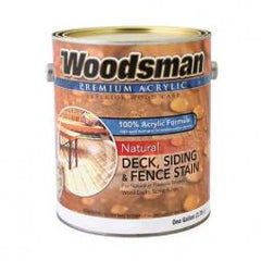 TRUE VALUE WNC1-GL Woodsman Acrylic Deck, Siding & Fence Stain, Natural, 1-Gal.