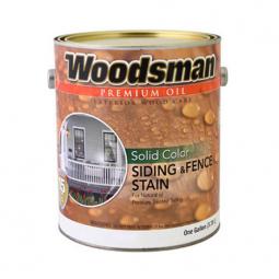 True Value WSOV1-GAL Woodsman Oil House & Trim Stain Solid-Color White 1-Gal.