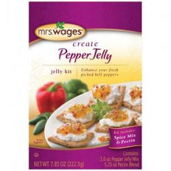 TRUE VALUE W806-D9425 Mrs. Wages Jelly Mix Pepper Jelly Kit 7.85-oz.