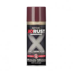 TRUE VALUE XOP40-AER X-O Rust Anti-Rust Enamel Paint & Primer, Shutter Burgundy Gloss, 12-oz. Spray