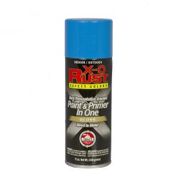 TRUE VALUE XOP46-AER X-O Rust Rust Preventative Paint & Primer Spray Enamel Safety Blue Gloss 12-oz.