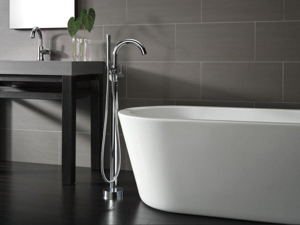DELTA FAUCET Delta Faucet 559HA-RB-DST Trinsic Single Handle Monoblock Bathroom Sink Faucet