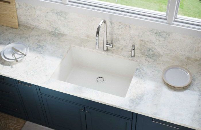 Elkay ELXRU13322RT0 Quartz Luxe 33 x 18-7/16 x 9-7/16 Single Bowl Undermount Sink Ricotta