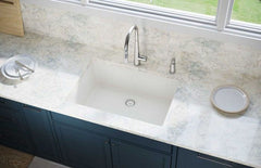 Elkay ELXRU13322RT0 Quartz Luxe 33 x 18-7/16 x 9-7/16 Single Bowl Undermount Sink Ricotta