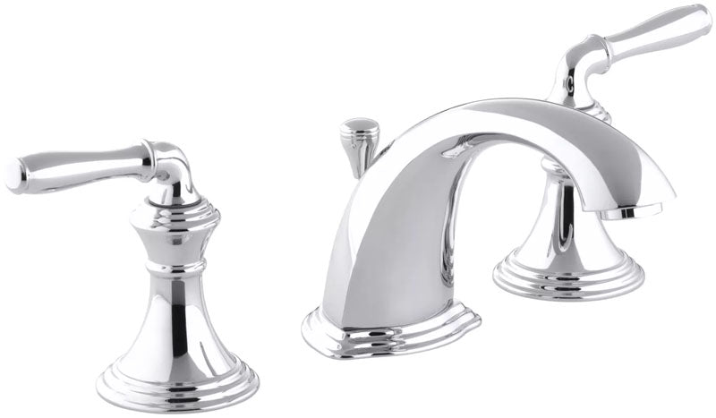 KOHLER 087206793103 Devonshire Widespread Bathroom Sink Faucet Polished Chrome