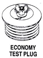 IPS CORPORATION 86425 6 T-CONE TEST PLUG DWV