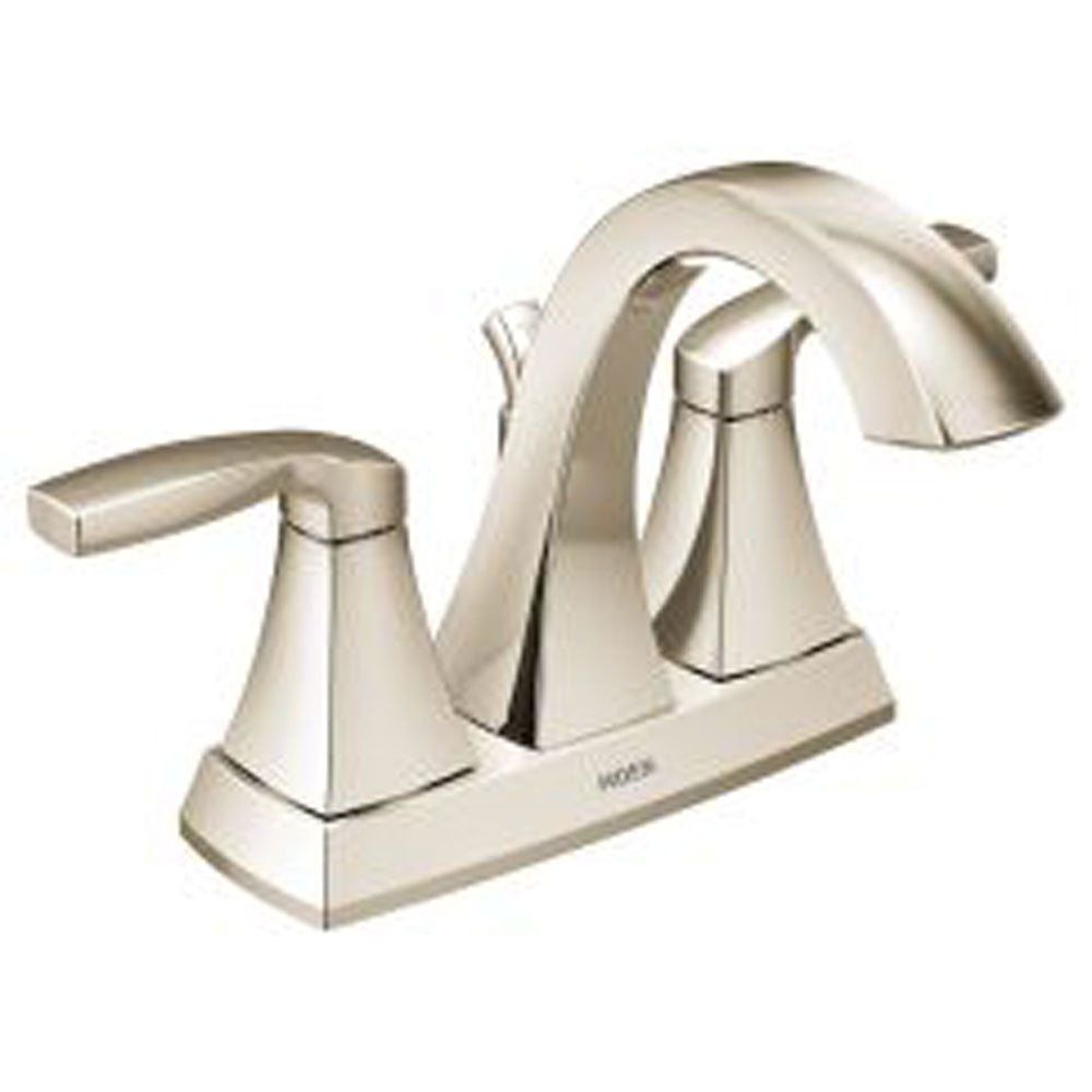 Moen 6901NL Polished Nickel Two-Handle Bathroom Faucet