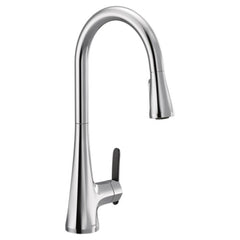 Moen S7235 Sinema Single Handle Pull Down Kitchen Faucet in Polished Chrome