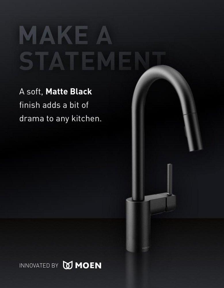 Moen S3946BL Colinet Soap Dispenser in Matte Black