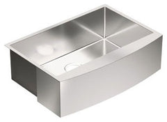 Moen G18121 1800 Series 30 x 21 Stainless Steel 18 Gauge Single Bowl Sink