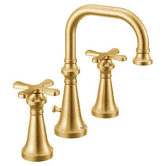 Moen TS44103BG Colinet Two Handle Widespread Bathroom Sink Faucet in Brushed Gold