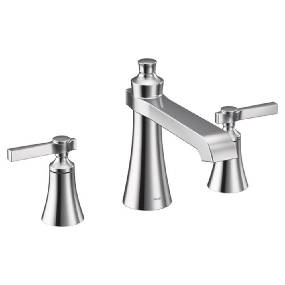 Moen TS926 Flara Two Handle Roman Tub Faucet in Chrome (Trim Only)