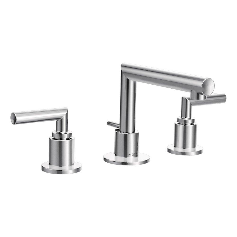 Moen TS43002 Arris Two Handle Widespread Bathroom Sink Faucet in Chrome