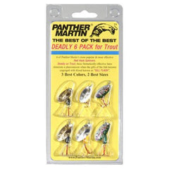 True Value 0126-0242 Holographic Spinner Lure, Panther Martin Deadly, 6-Pk.