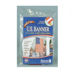 TRUE VALUE 021880R Annin 2-1/2 x 4-Ft. Polycotton U.S. Banner