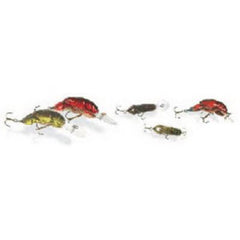 TRUE VALUE 0141-1275 Crawfish Lure, Rebel Wee, Chartreuse/Brown, 2-In.