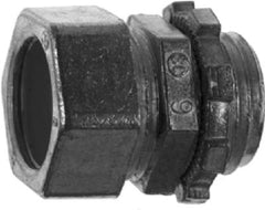 TRUE VALUE 02112 1-1/4-Inch Compression Type Connector For Electrical Metallic Tubing